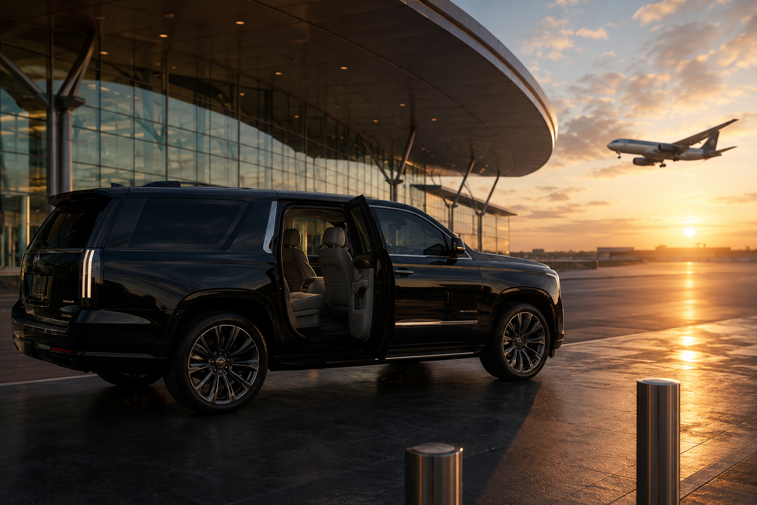 Luxury transportation service vehicle